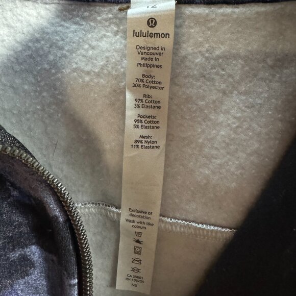 Lululemon Zip Hoodie Sweatshirt with Pockets - Picture 3 of 4